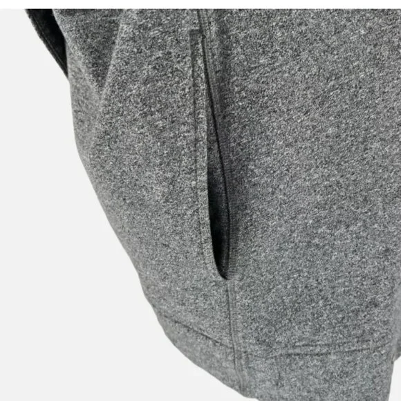 Lululemon That's A Wrap Gray Cowl Neck Long Sleeve Cardigan Sweater Cozy size 12 - Picture 5 of 7